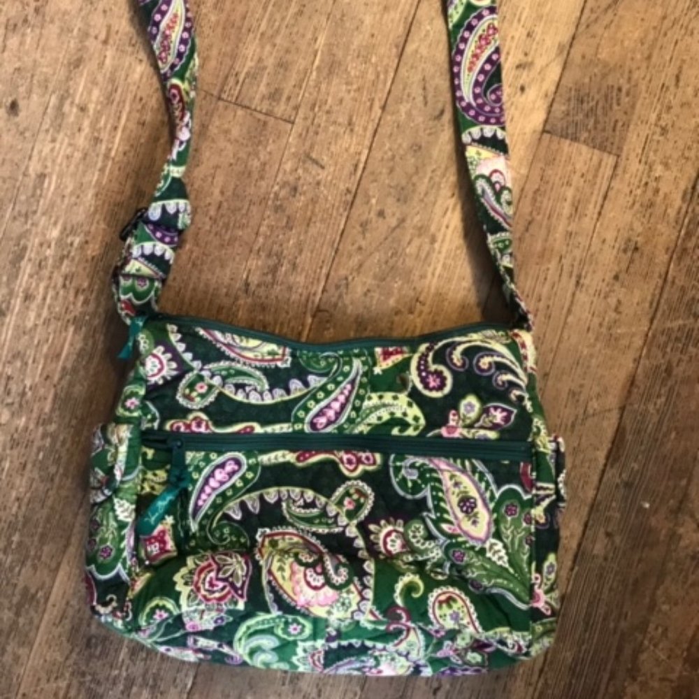 Vera Bradley Purse Handbag Chelsea Green